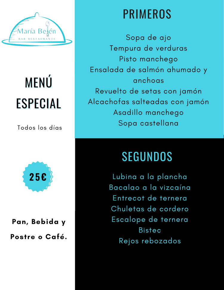 Menú Especial